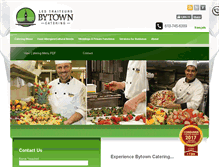 Tablet Screenshot of bytowncatering.com